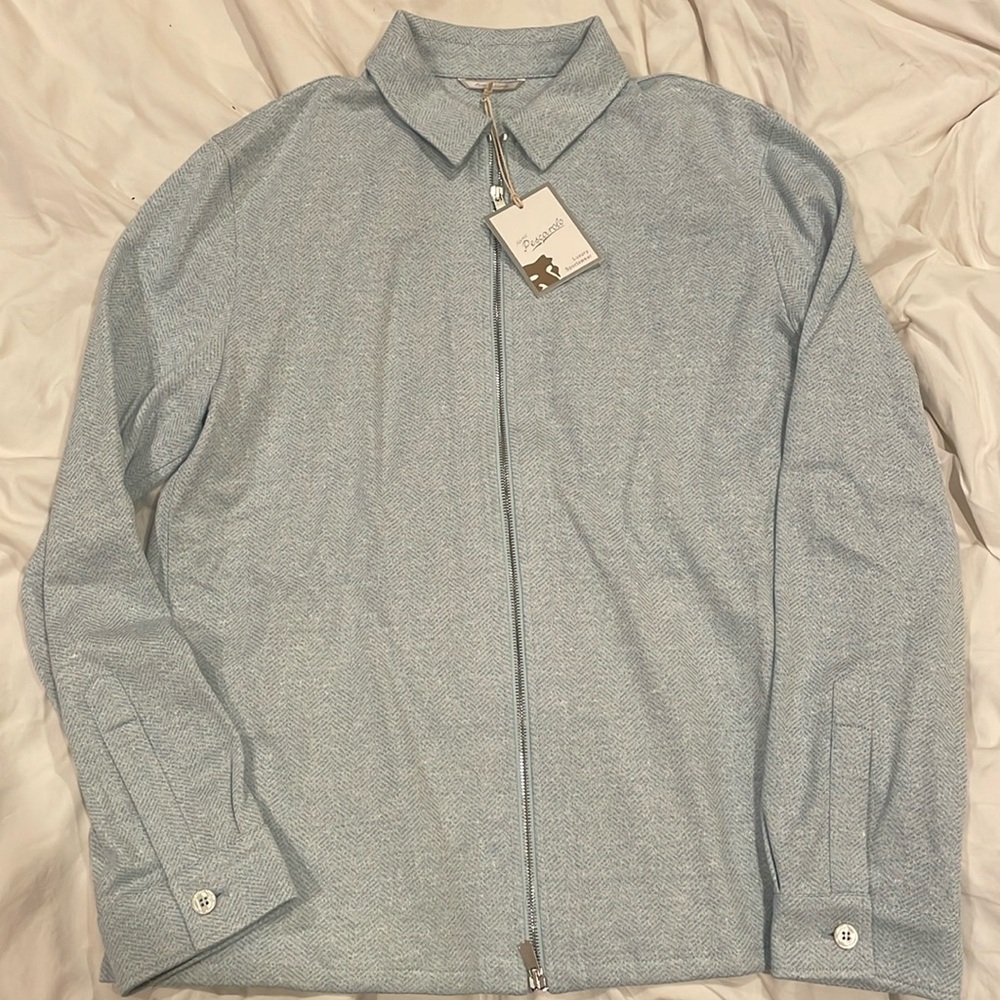 Marco Pescarolo Zippered Shirt Jacket - Medium